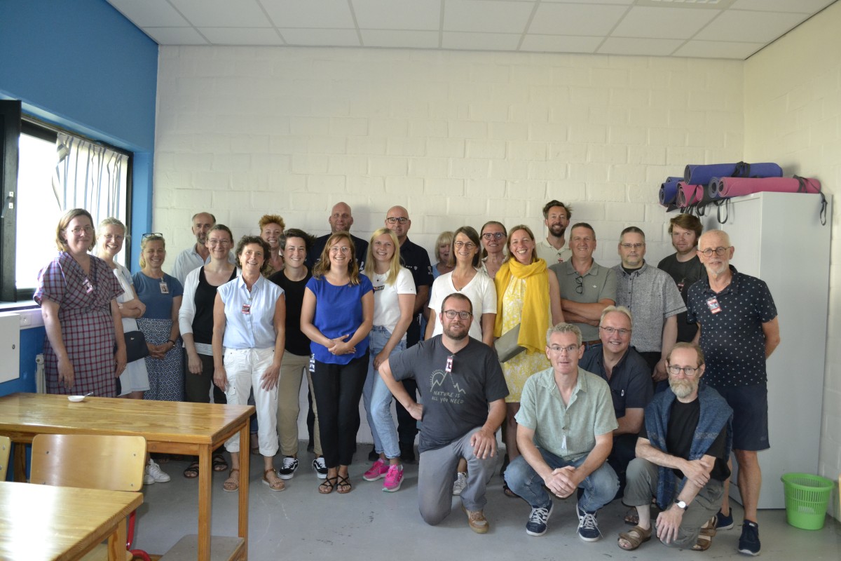 Lesgevers in de Brugse gevangenis