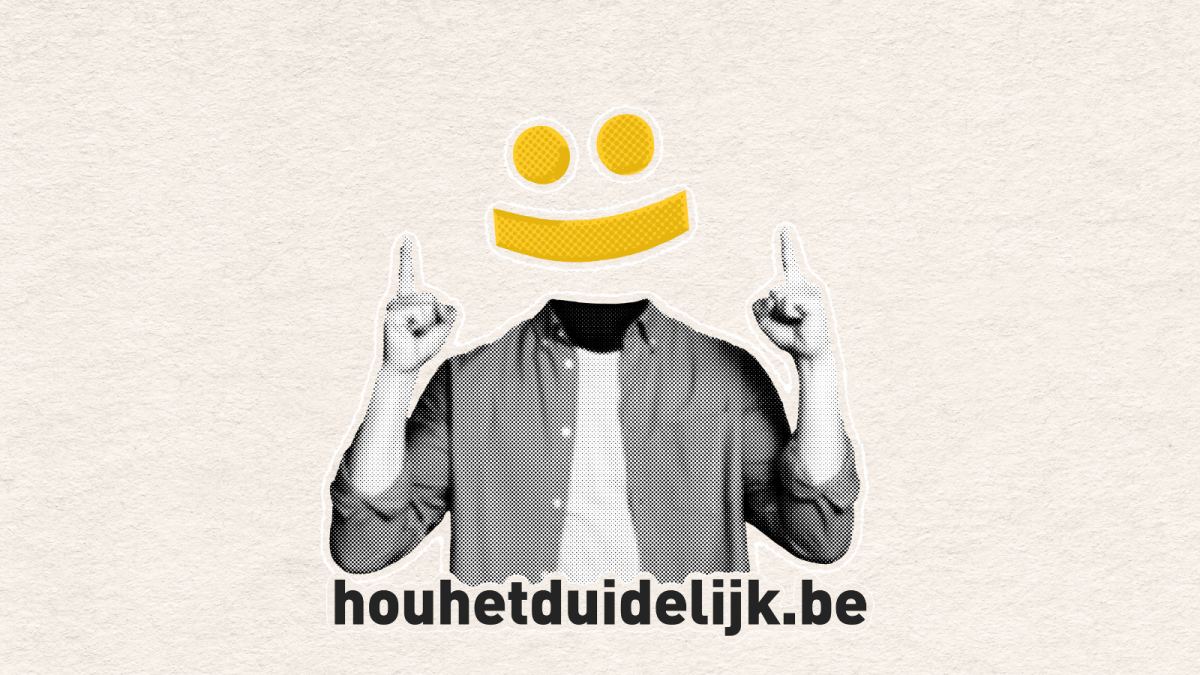 Hou het duidelijk